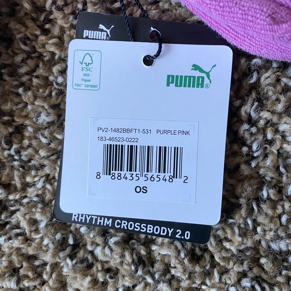 Puma• Purple Terrycloth Rhythm Crossbody 2.0 Bag - Picture 4 of 5